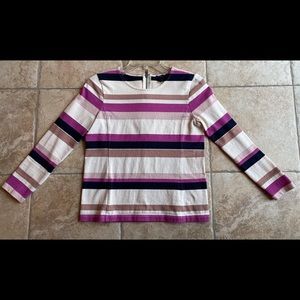 J.Crew striped crew neck